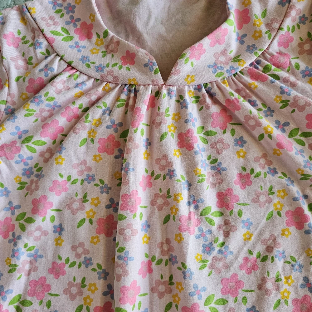 100 Days Of School Girls' Pink Floral Shift with Glasses & Knee Hi Stockings